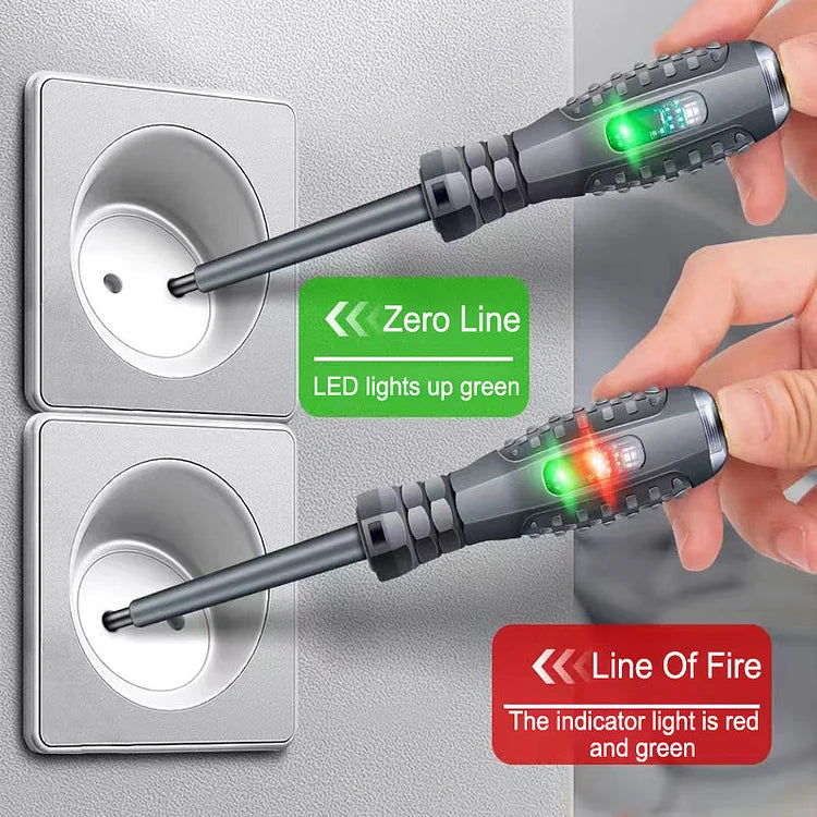 2 em 1 Chave de Fenda Magnética de Alto Torque e Detector de Eletricidade