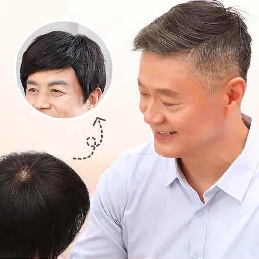 [Best Gift For Him] Natural And Realistic Full Wig For Men