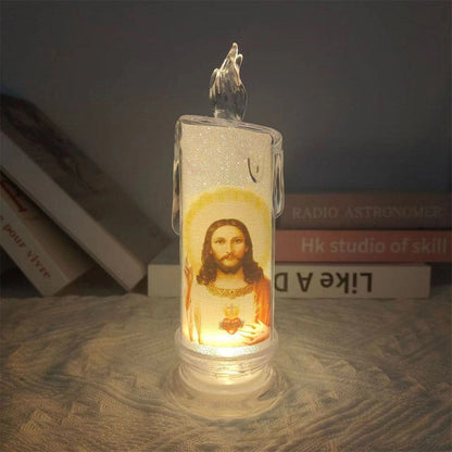 Jesus LED Prayer Candle(Buy 2 Get 10% Off，Buy 3 Get 20% Off)