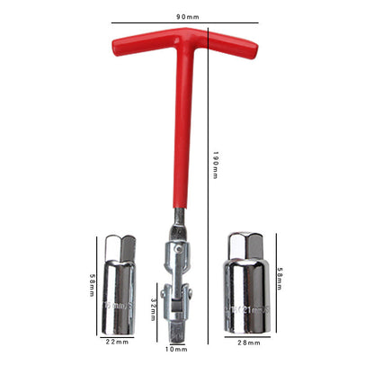 Spark Plug Wrench with 16mm & 21mm Socket